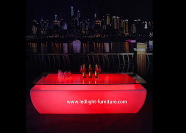中国 プラスチックLEDの低い小テーブル流行の照らされた棒家具 サプライヤー