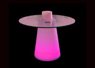 ガラス上LEDの低い小テーブルの最高永続的な気取り屋棒クラブ使用を変える色