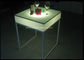60*60cm正方形によってカスタマイズされるLEDの低い小テーブル、ポータブルは棒テーブルをつけます  サプライヤー