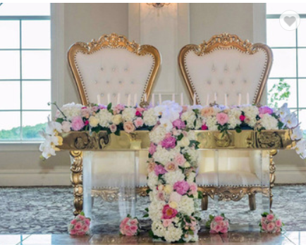 贅沢な最高背部結婚式の家具のレンタル装飾的な王位の椅子/Chair高貴な王女