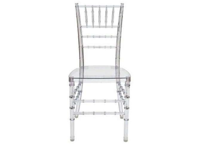 結婚/ホテルの使用のための透明なアクリルのタイプゆとりのキアーヴァリの椅子の使用料