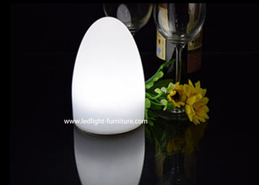 中国 小さいLEDの装飾的な卓上スタンド、再充電可能な卵定形夜ライト  サプライヤー