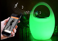 16色ライト/リチウム電池が付いている携帯用Appのスマートな導かれた音楽的なスピーカー