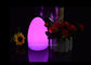 小さいLEDの装飾的な卓上スタンド、再充電可能な卵定形夜ライト  サプライヤー