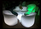 白熱庭の家具のタイプ4 LED棒椅子および友好的な1つのテーブル一定のEco サプライヤー