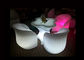 白熱庭の家具のタイプ4 LED棒椅子および友好的な1つのテーブル一定のEco サプライヤー